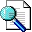 Retro help document icon